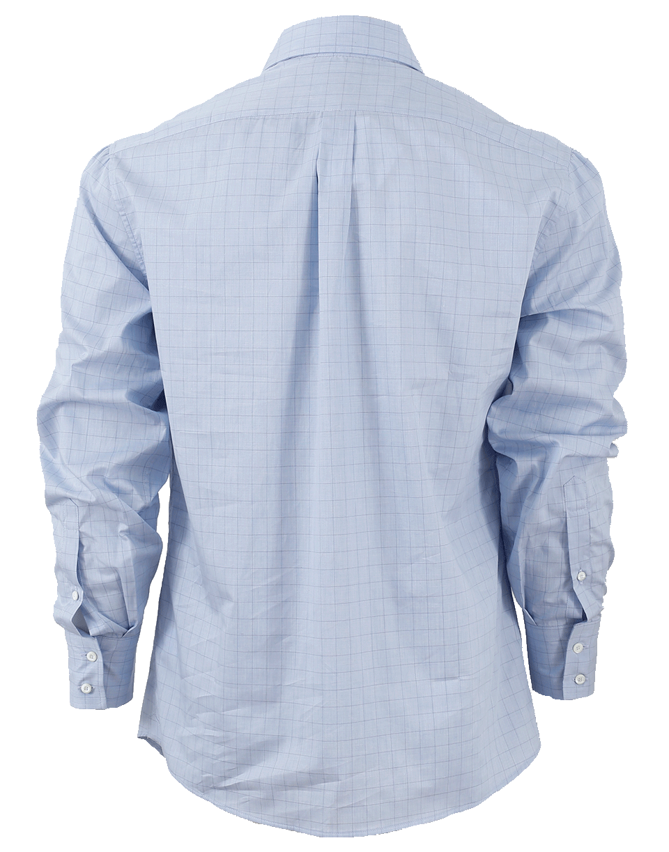 BRUNELLO CUCINELLI-Button Down Checked Shirt-