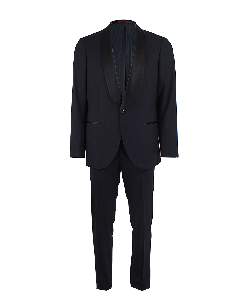 BRUNELLO CUCINELLI-Shawl Collar Tuxedo Suit-