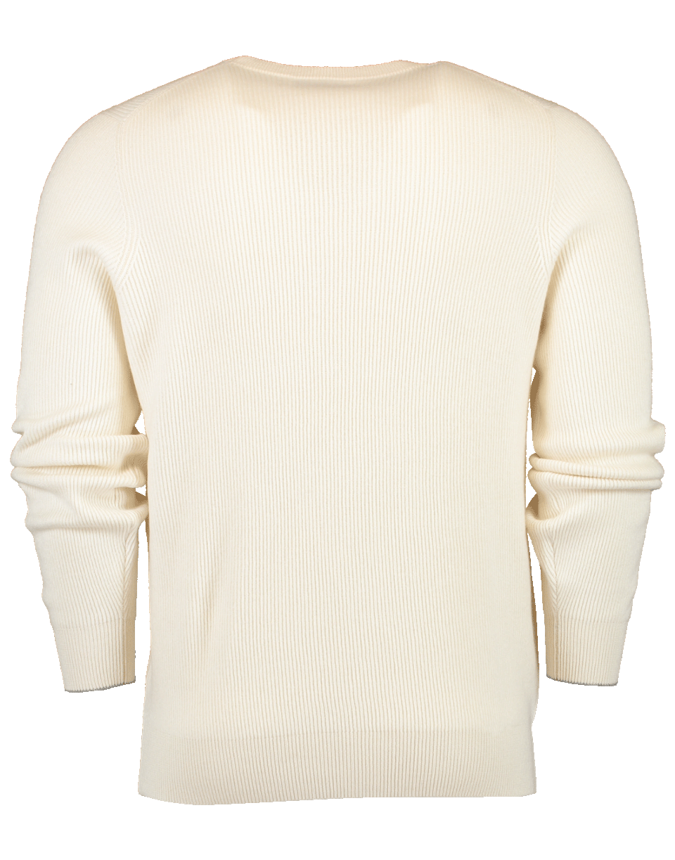 BRUNELLO CUCINELLI-English Ribbed Cashmere Sweater-