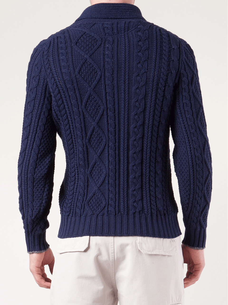 BRUNELLO CUCINELLI-Shawl Collar Sweater-