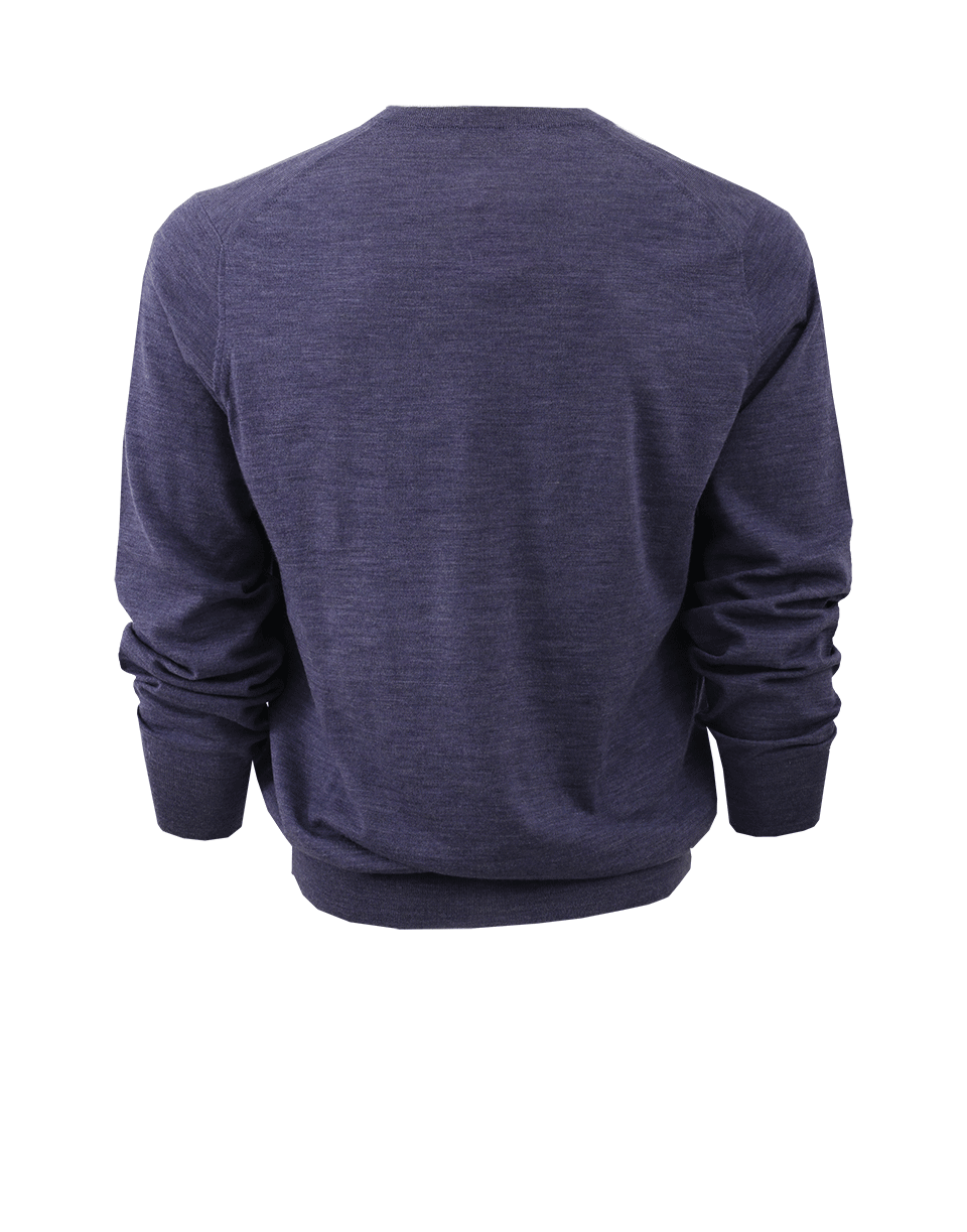 BRUNELLO CUCINELLI-V-Neck Fine Gauge Sweater-