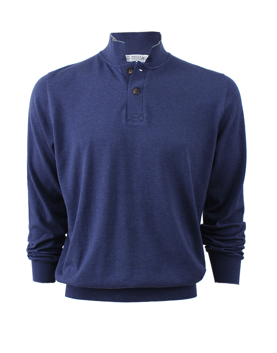 BRUNELLO CUCINELLI-Button Polo-