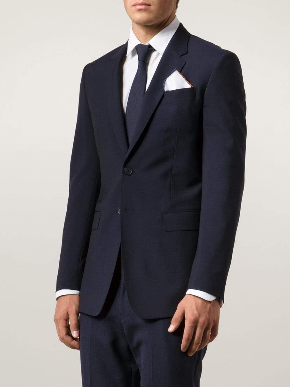 BRUNELLO CUCINELLI-Two-Tone Tipped Pochette-WHITE