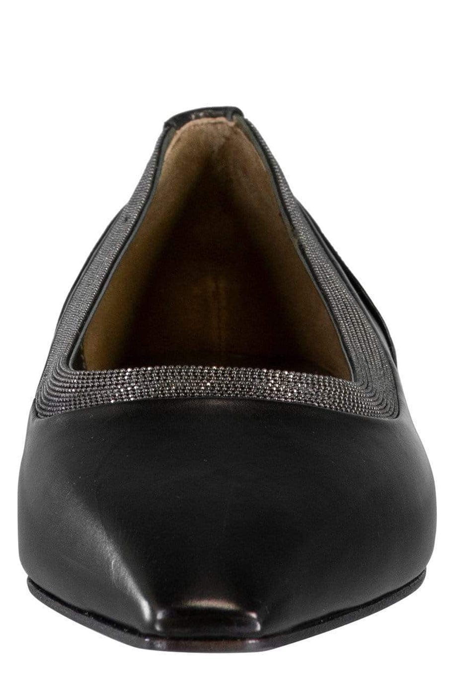 BRUNELLO CUCINELLI-Point Toe Ballet Flat-
