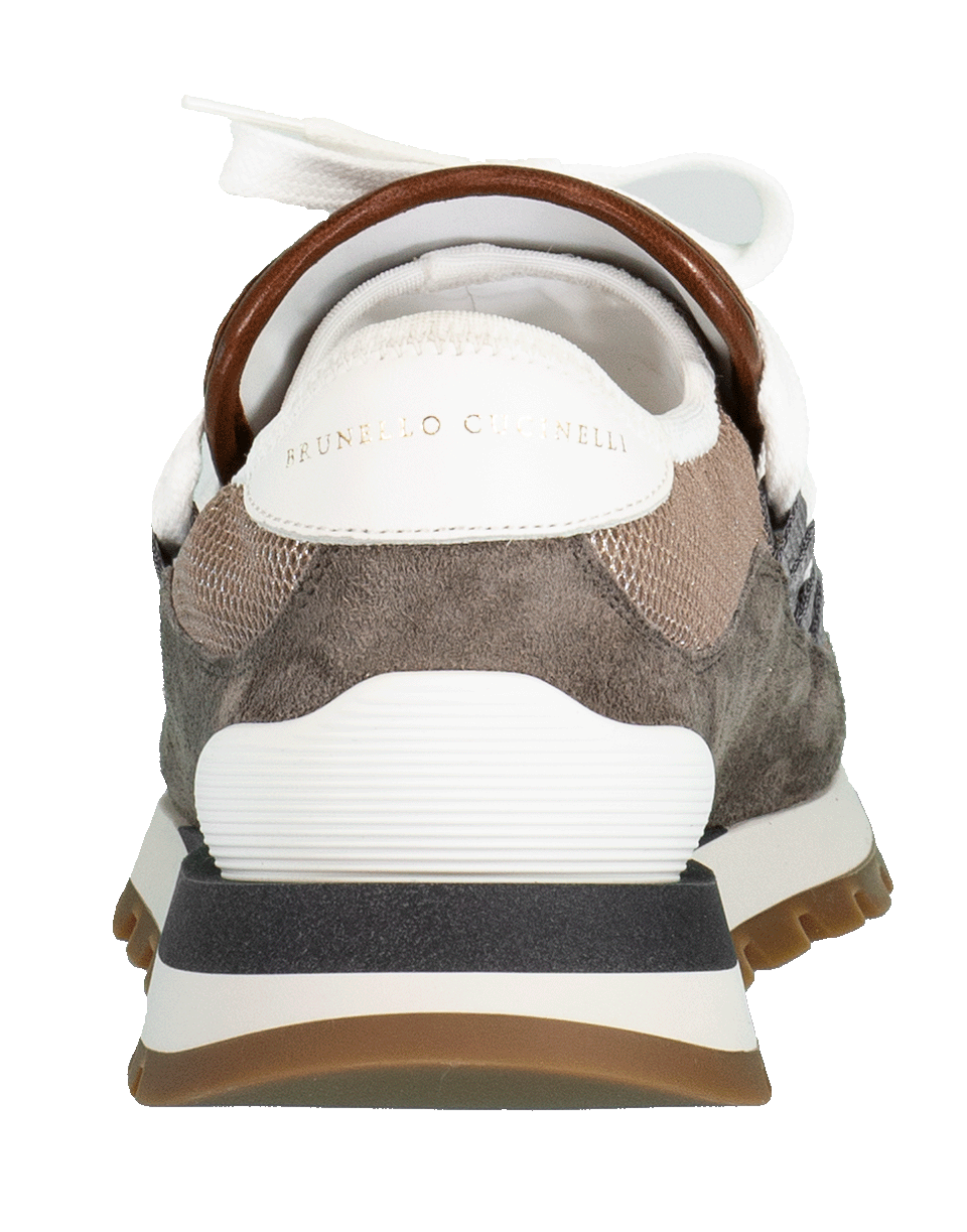 BRUNELLO CUCINELLI-Leather Tongue Sneaker-MULTI