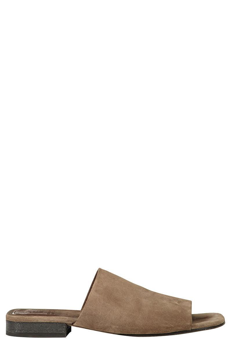 Block Heel Slide-BROWN-36.5-SHOESANDAL-BRUNELLO CUCINELLI