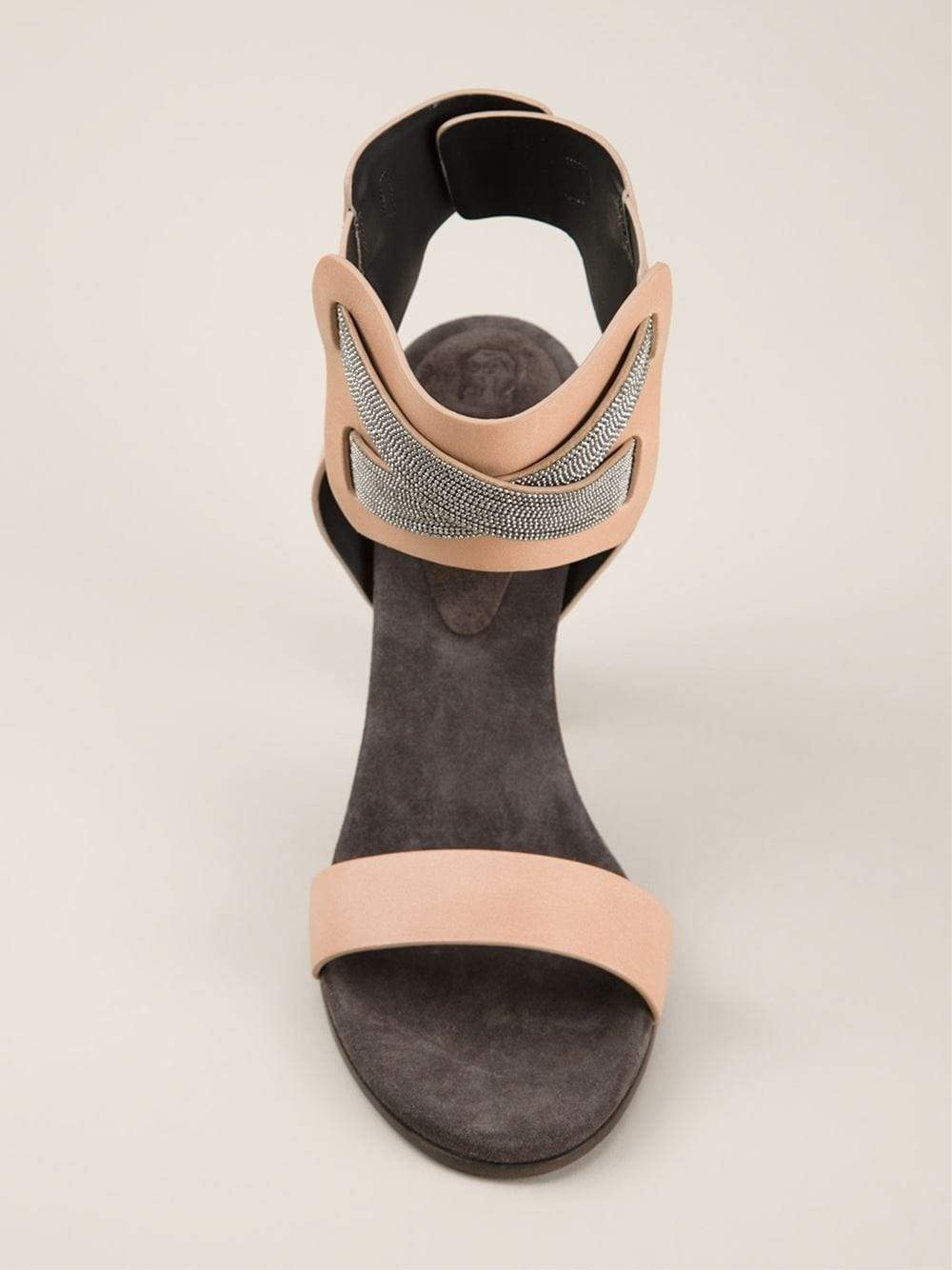 BRUNELLO CUCINELLI-Monili Criss-Cross Sandal-