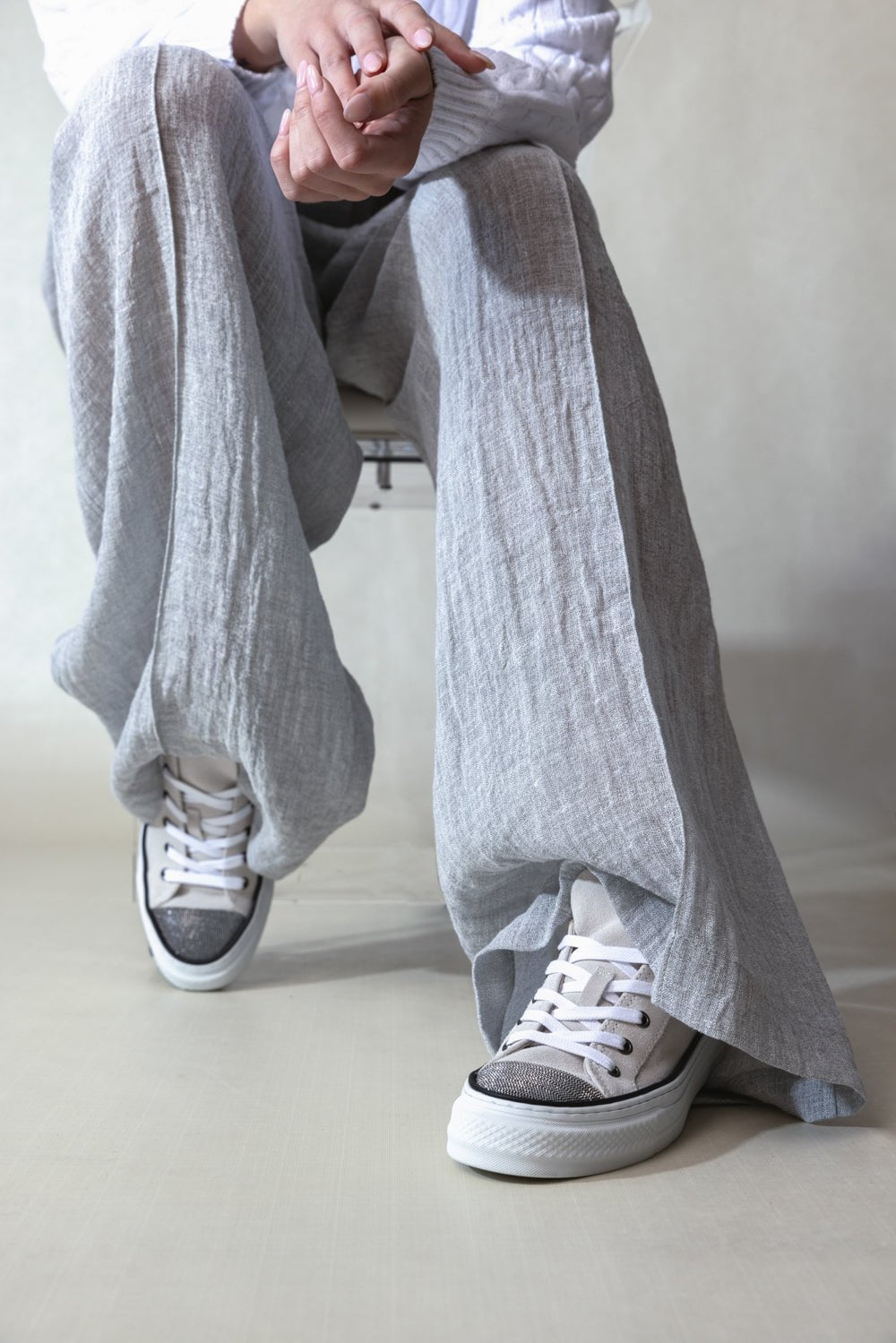 BRUNELLO CUCINELLI-Monili Trim Sneaker-