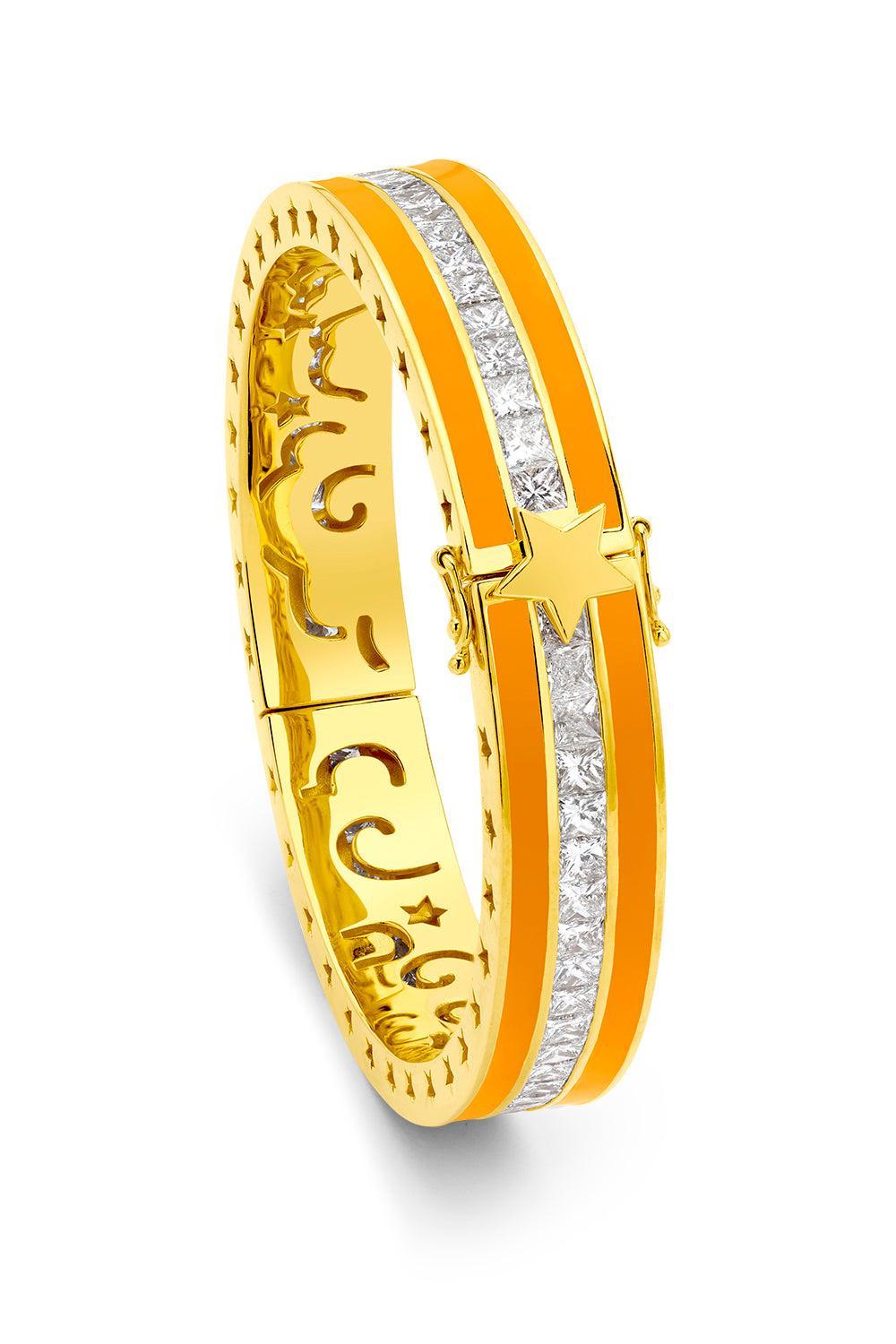 Clementine Bangle-YELLOW GOLD-JEWELRYFINE JEWELBRACELET O-BUDDHA MAMA