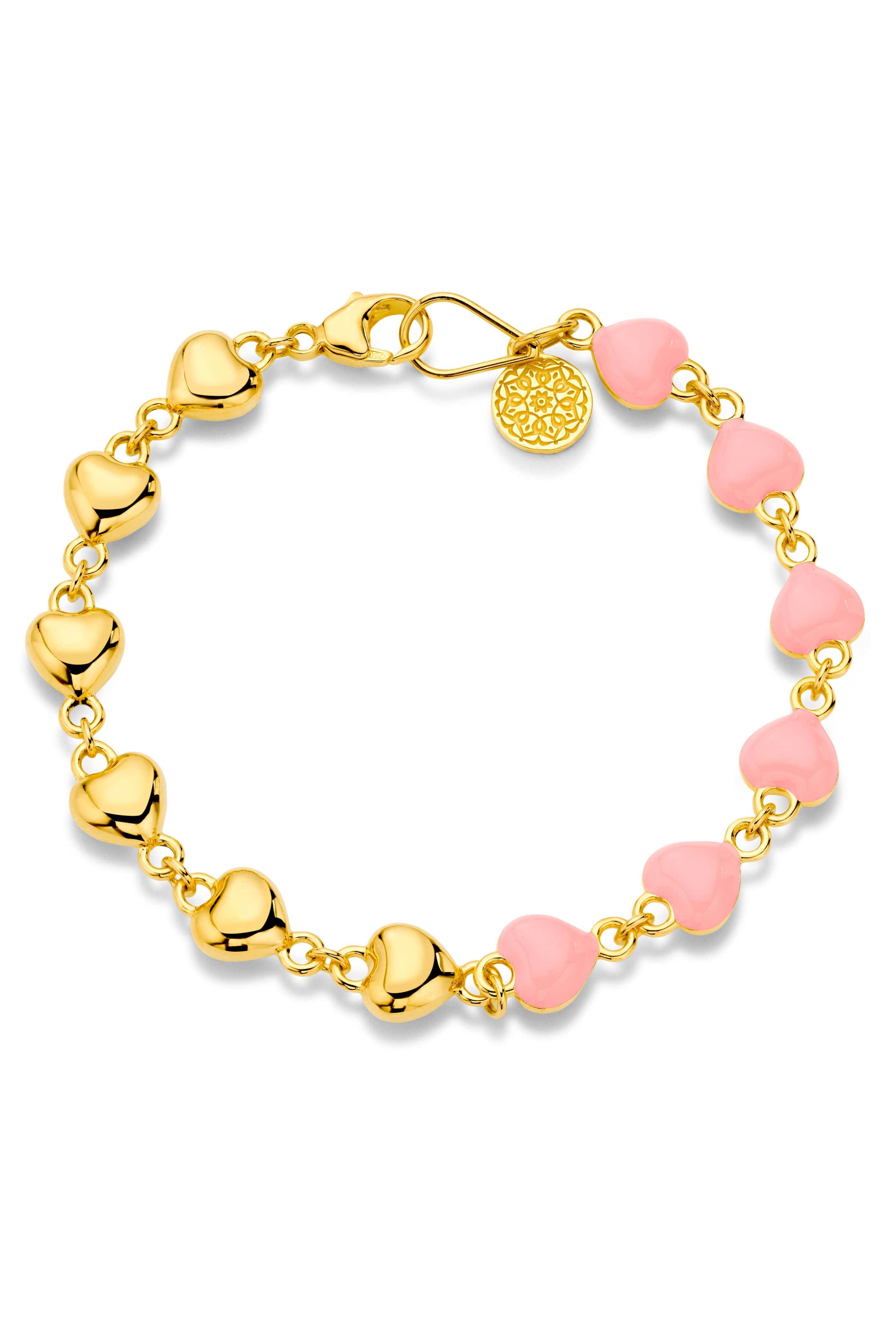 Mini Pink Heart Bracelet