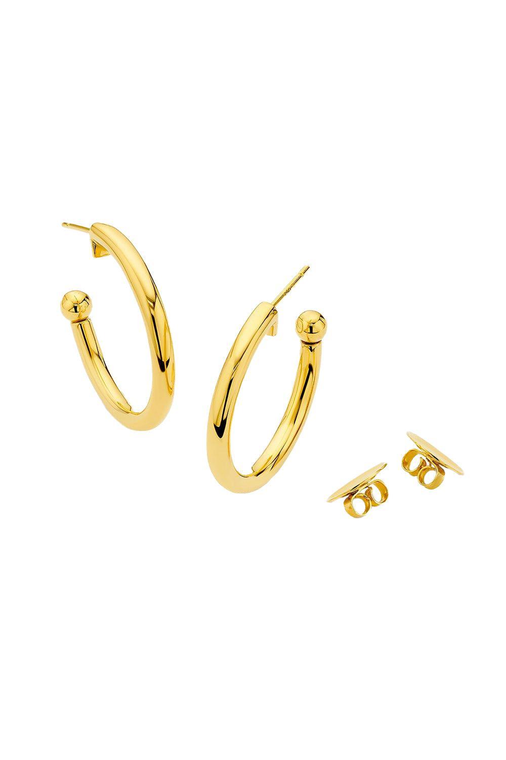 Hollow Hoop Earrings - 30mm