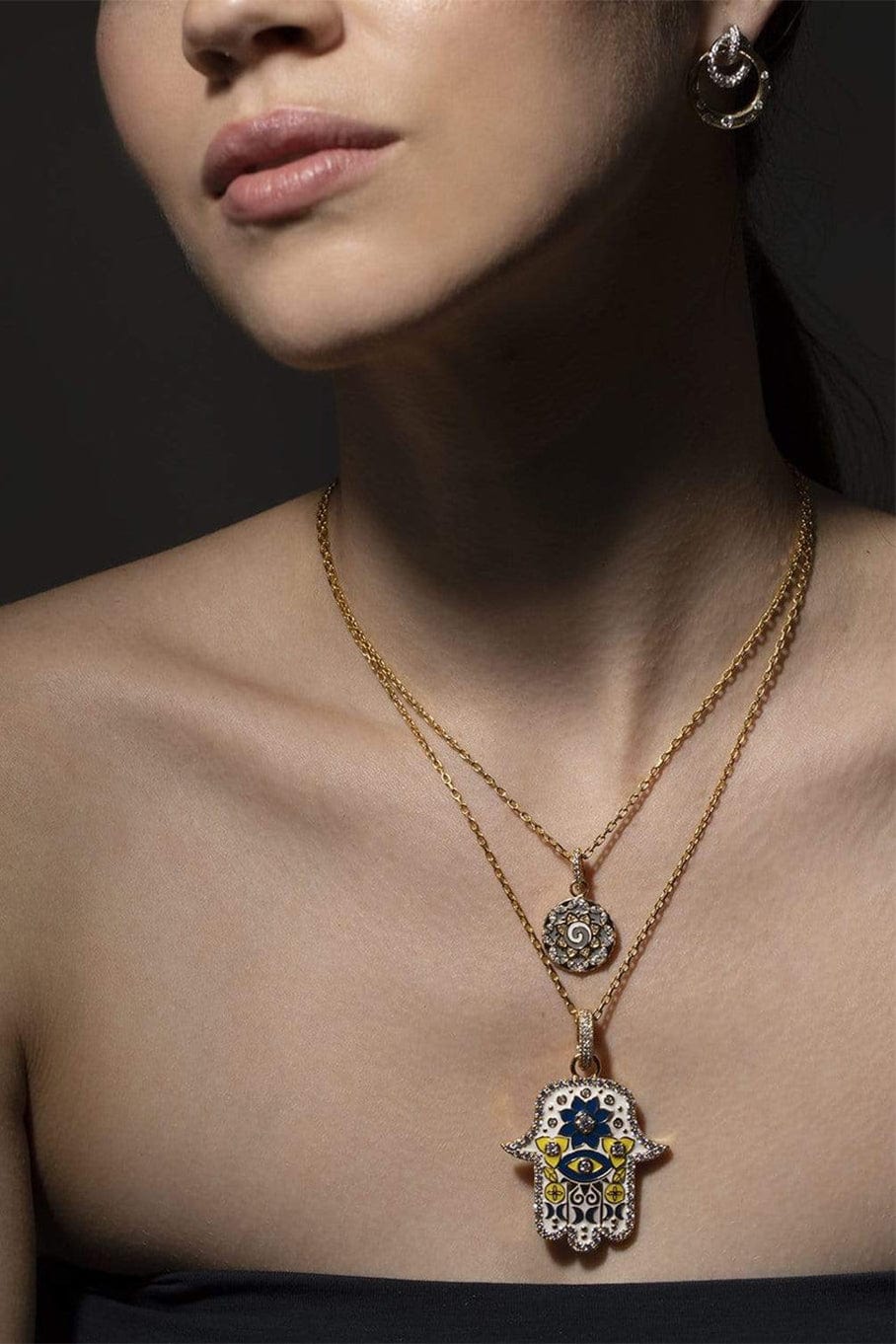 BUDDHA MAMA-18" Diamond Cut Cable Chain-YELLOW GOLD