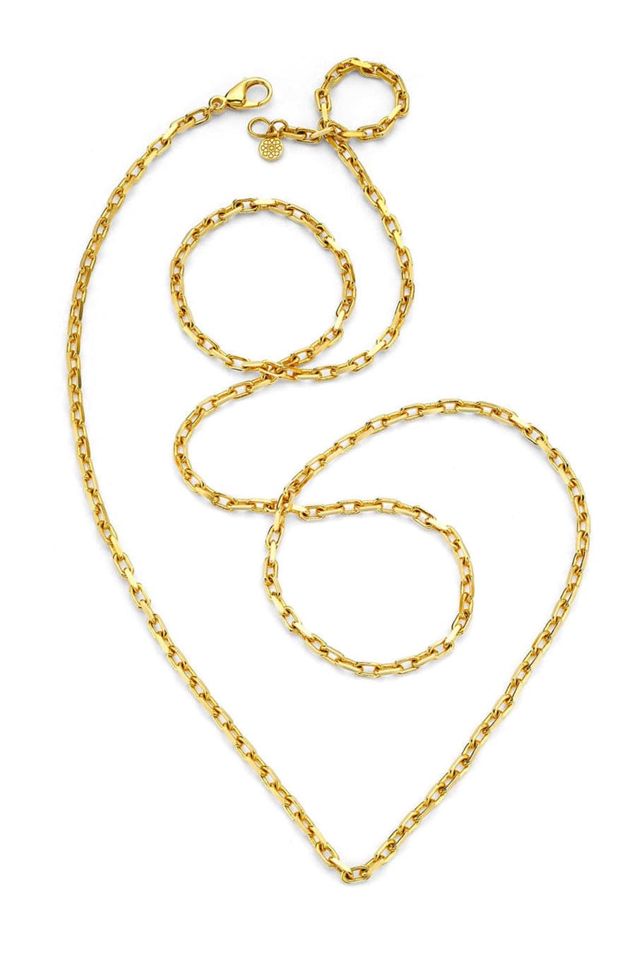 BUDDHA MAMA-20" Diamond Cut Cable Chain-YELLOW GOLD