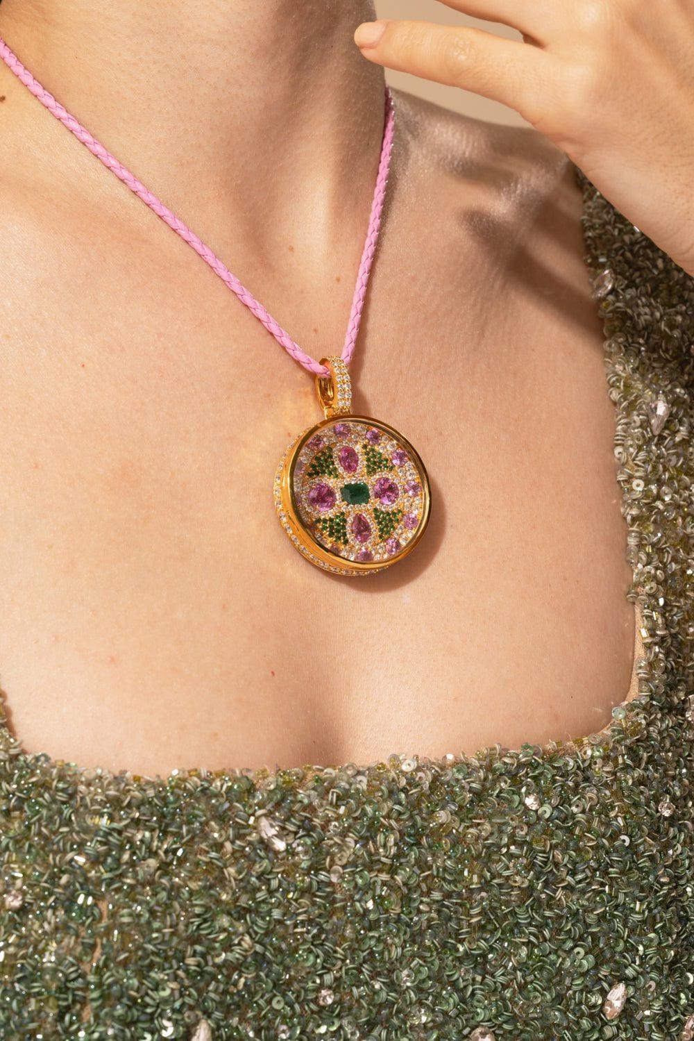 BUDDHA MAMA-Faux Leather Cord-YELLOW GOLD
