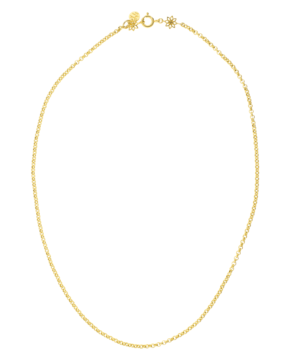 BUDDHA MAMA-Rolo Chain-YELLOW GOLD