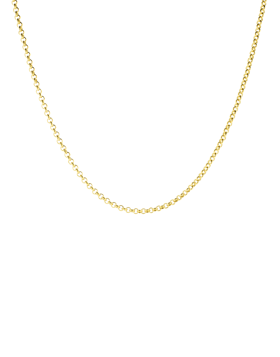 BUDDHA MAMA-Rolo Chain-YELLOW GOLD