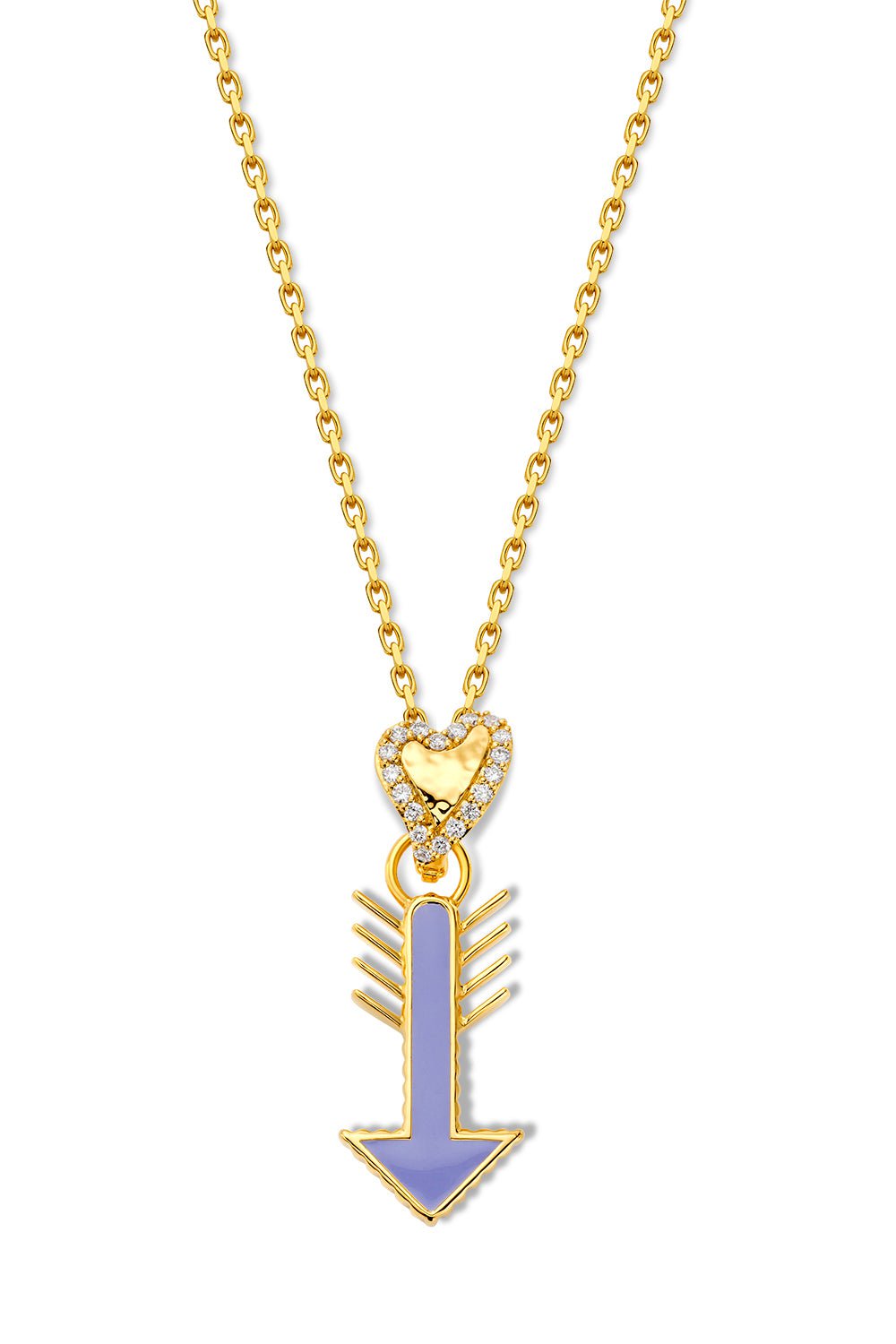 BUDDHA MAMA-Arrow Pendant-YELLOW GOLD