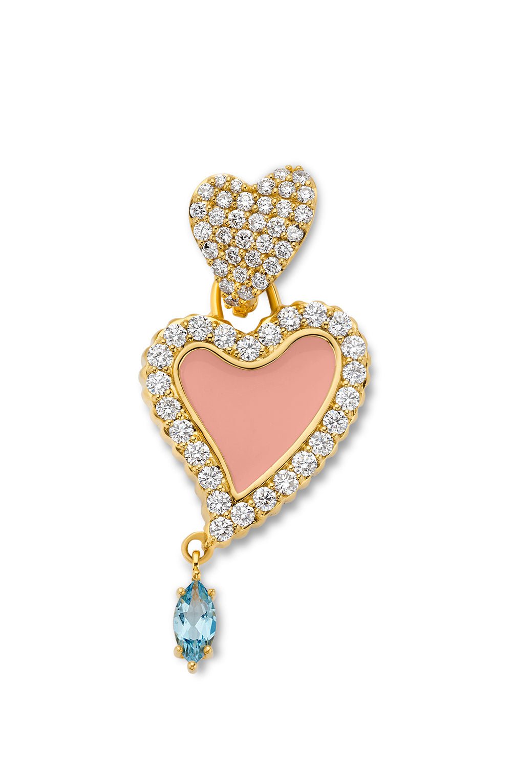 BUDDHA MAMA-Heart Pendant-YELLOW GOLD