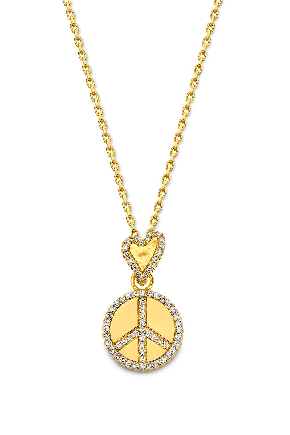BUDDHA MAMA-Peace Pendant-YELLOW GOLD