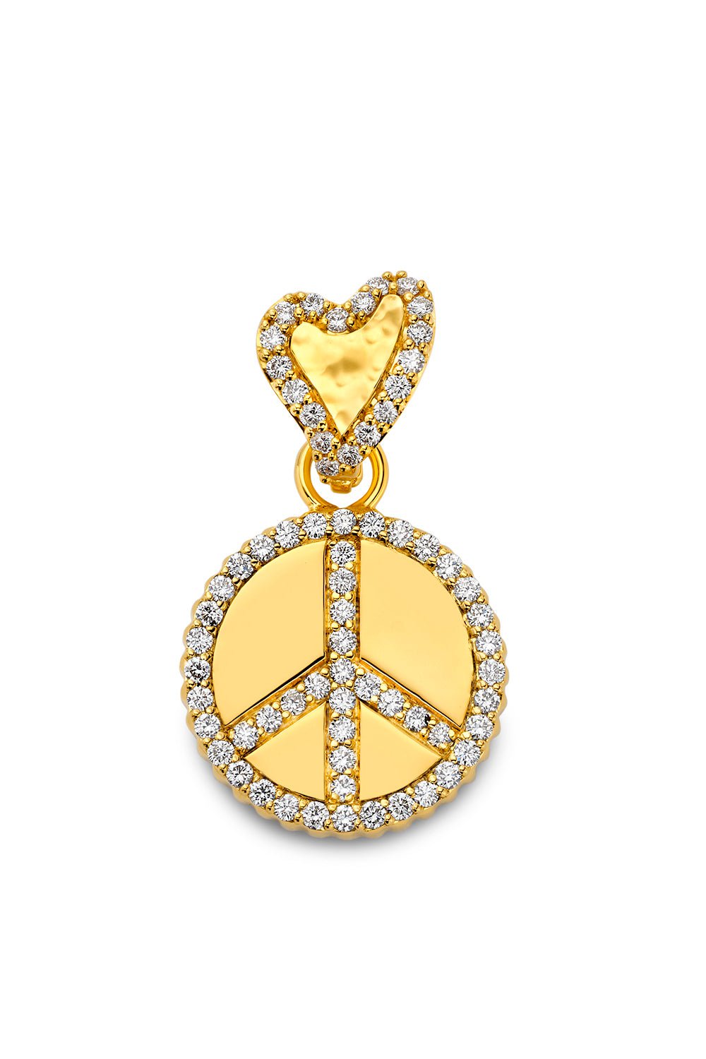 BUDDHA MAMA-Peace Pendant-YELLOW GOLD
