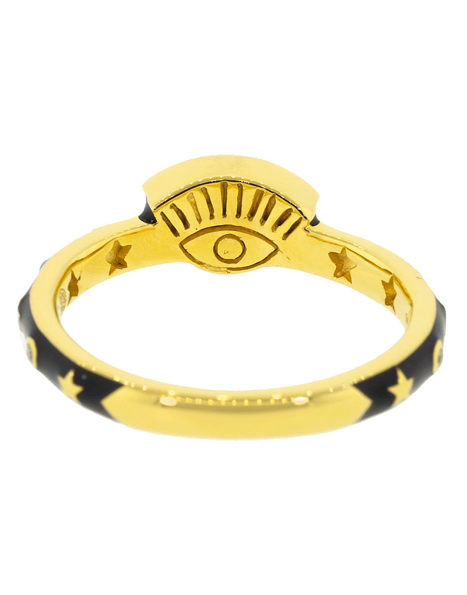 BUDDHA MAMA-Evil Eye Thin Band-YELLOW GOLD