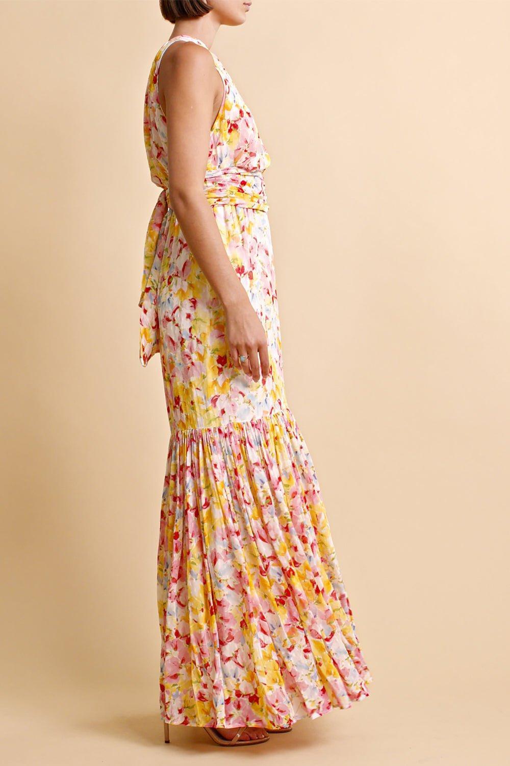 Georgette Halterneck Dress