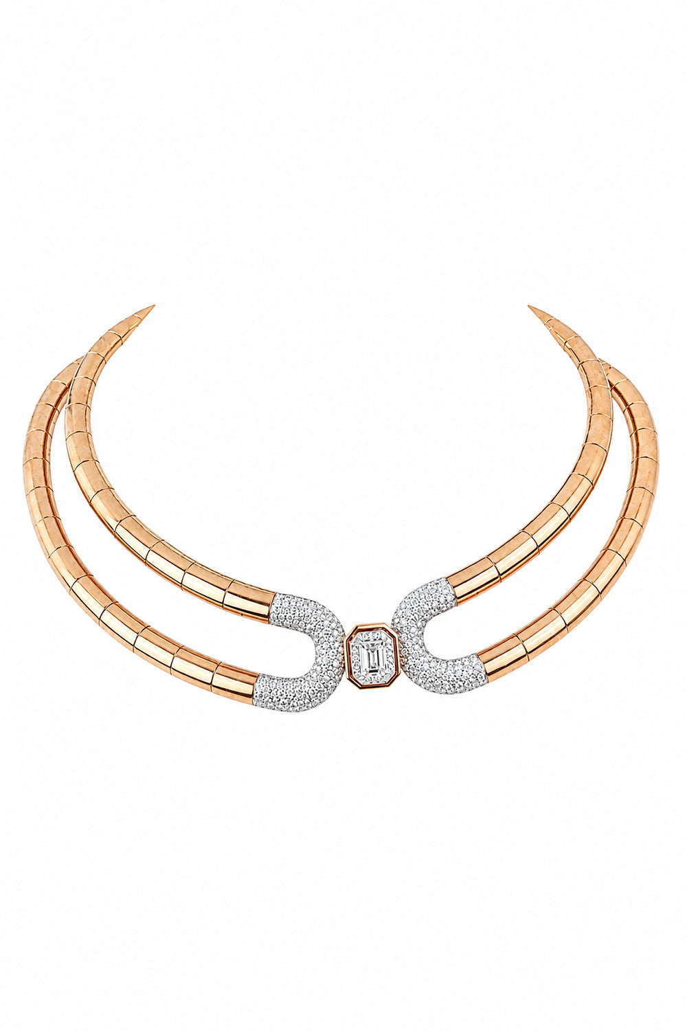 Diamond Rope Choker Necklace