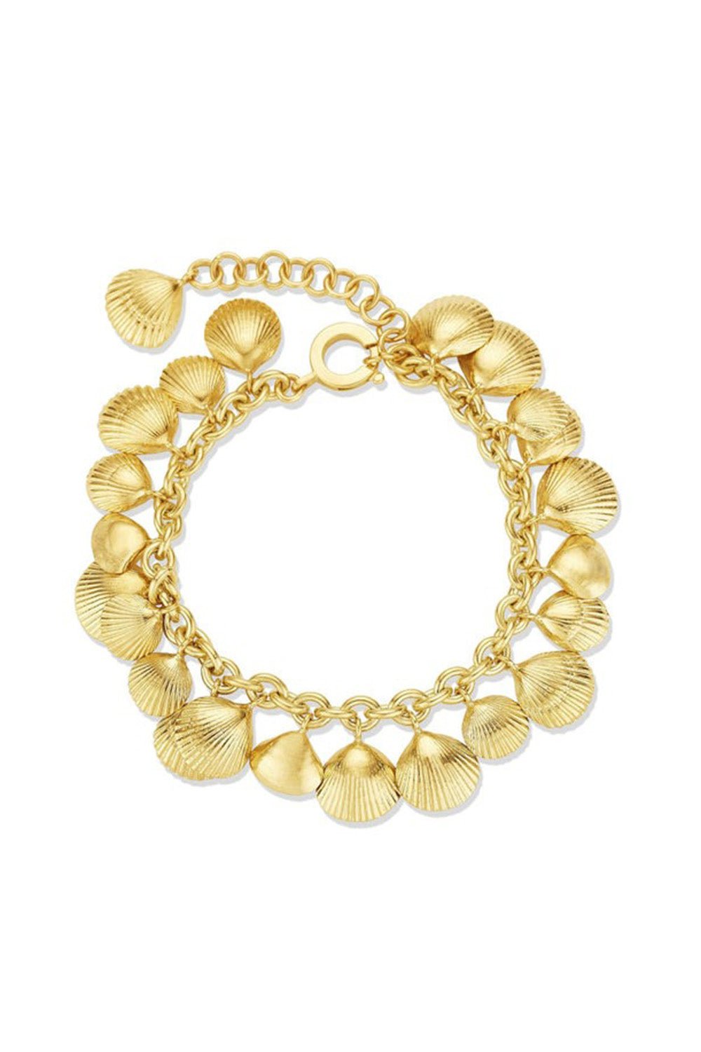 CADAR-Shell Charm Bracelet-YELLOW GOLD