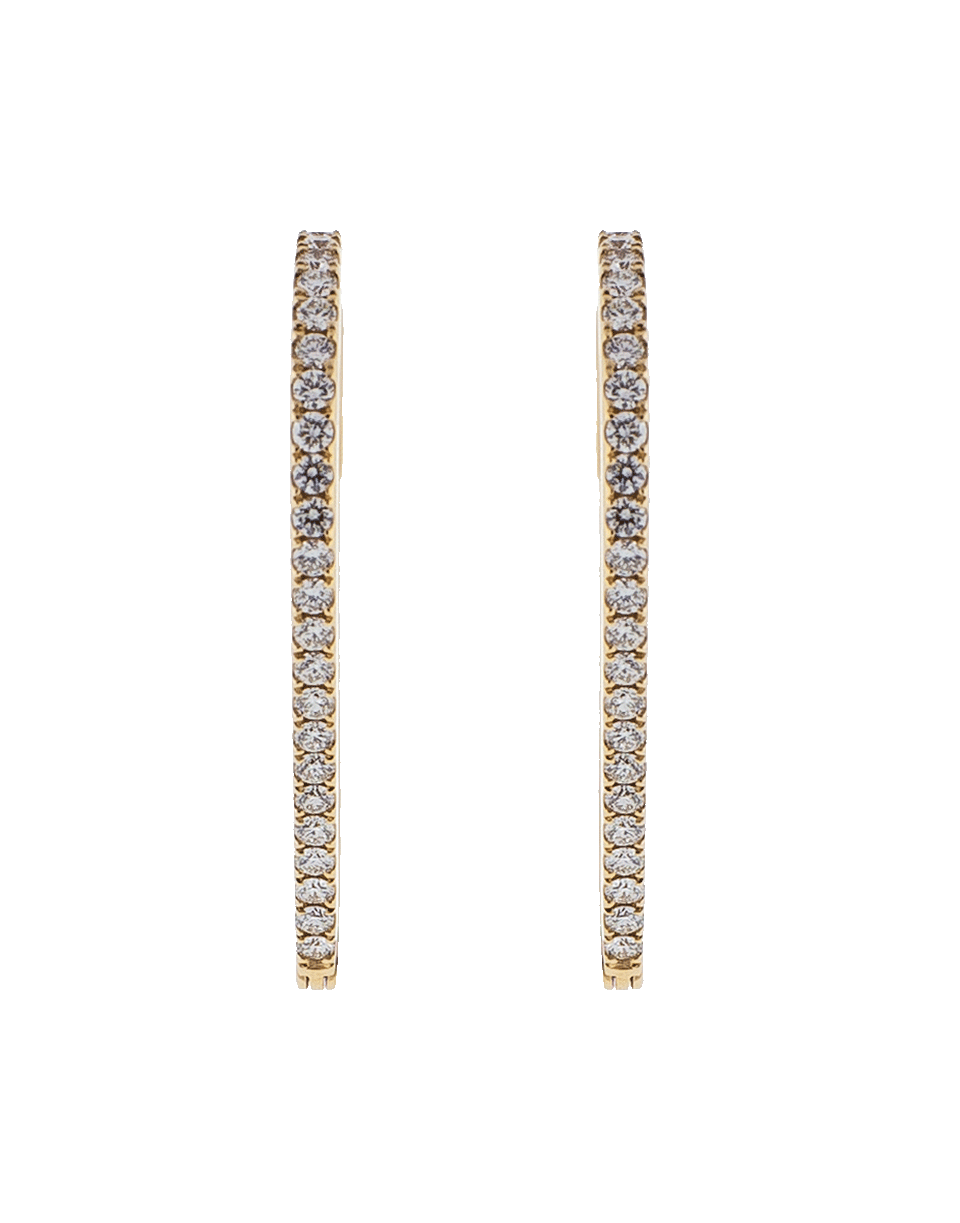 CADAR-Endless Large Heart Earrings-ROSE GOLD