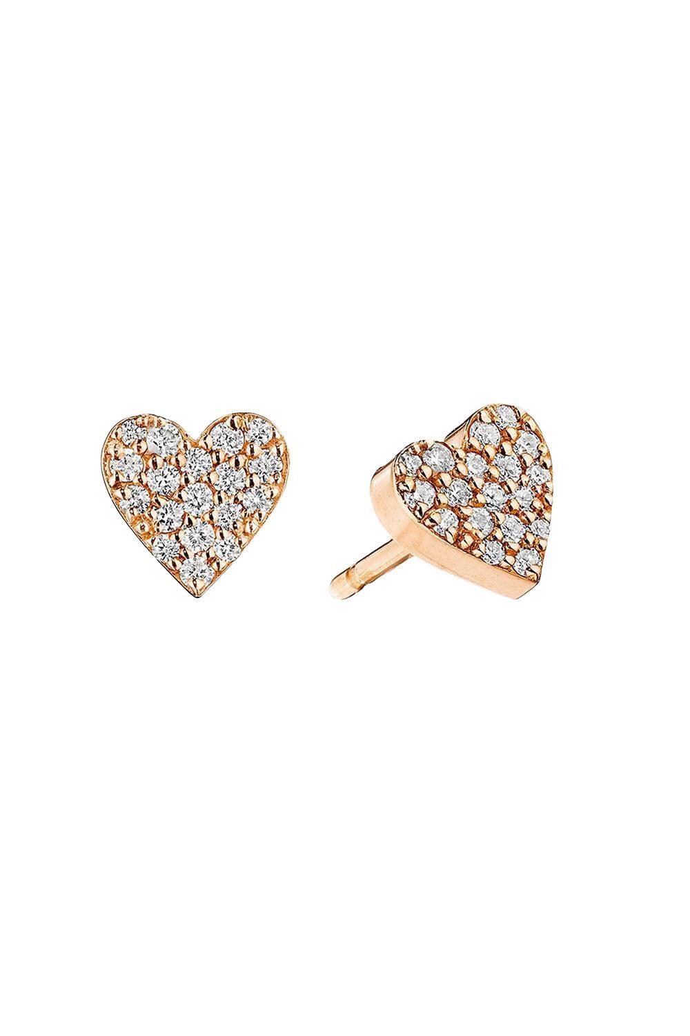 Large Endless Stud Earrings-YELLOW GOLD-JEWELRYFINE JEWELEARRING-CADAR
