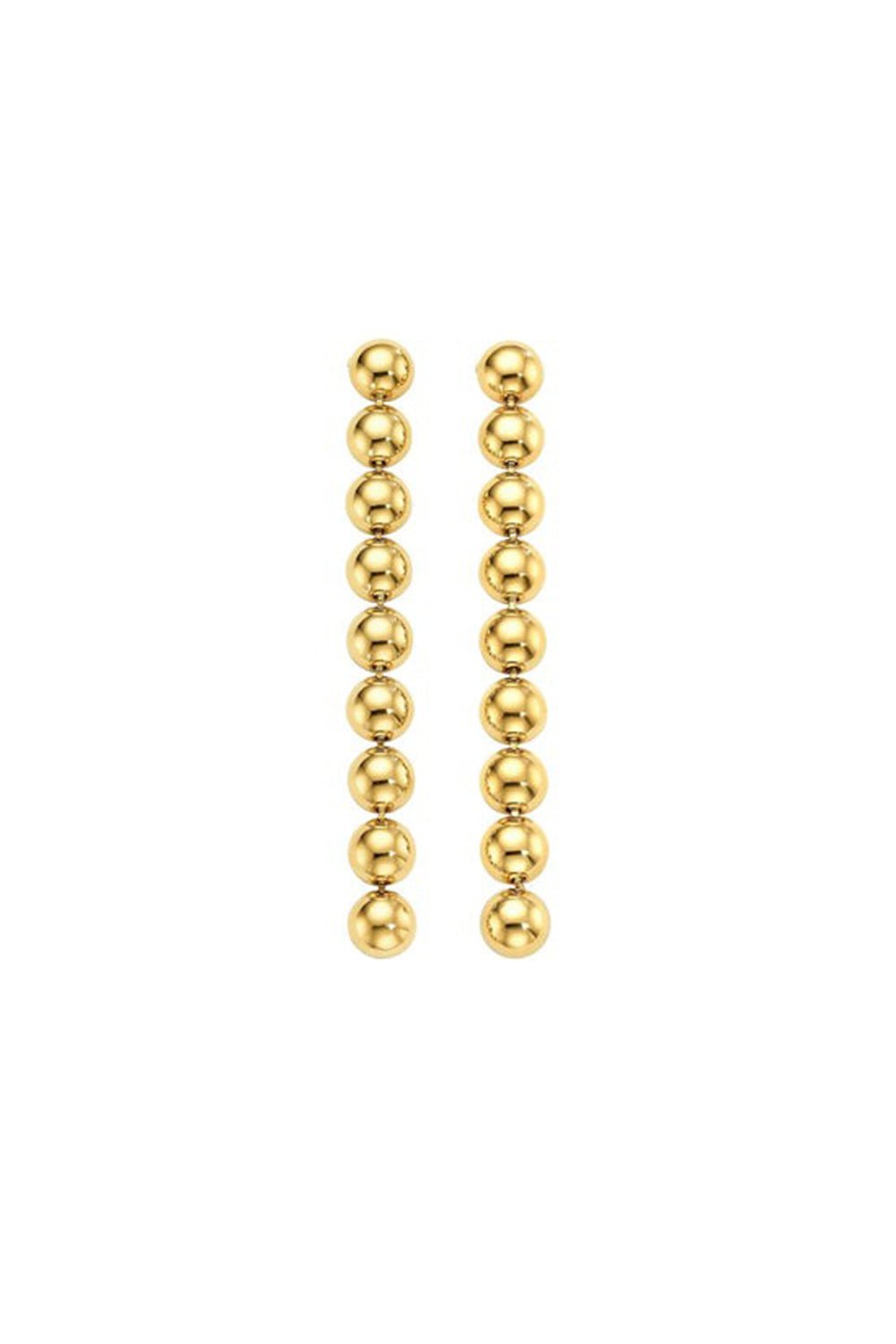 CADAR-Medium Psyche Drop Earrings-YELLOW GOLD