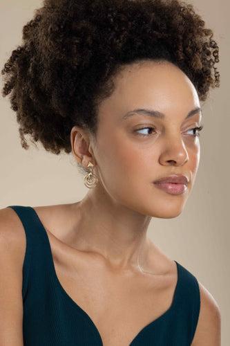 Python Drop Short Earrings-YELLOW GOLD-JEWELRYFINE JEWELEARRING-CADAR