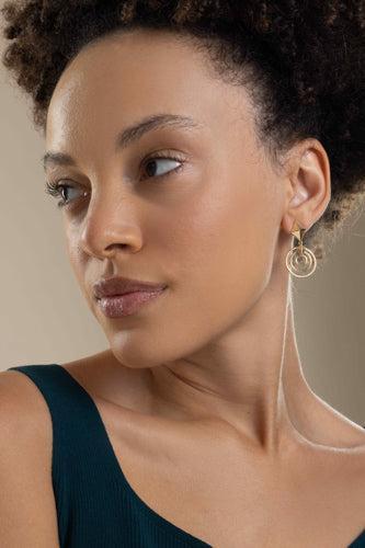Python Drop Short Earrings-YELLOW GOLD-JEWELRYFINE JEWELEARRING-CADAR