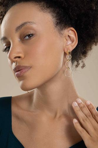 Python Long Drop Earrings-YELLOW GOLD-JEWELRYFINE JEWELEARRING-CADAR