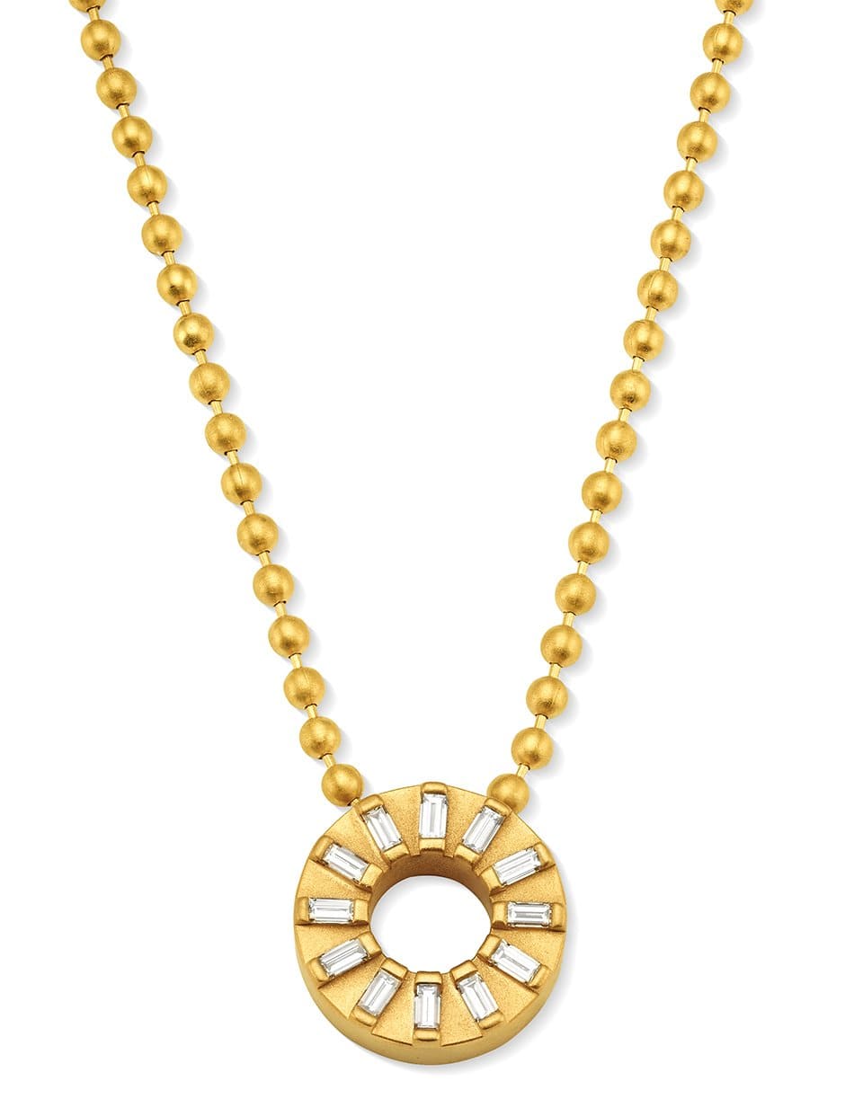 CADAR-Mens Diamond Sole Pendant Necklace-YELLOW GOLD