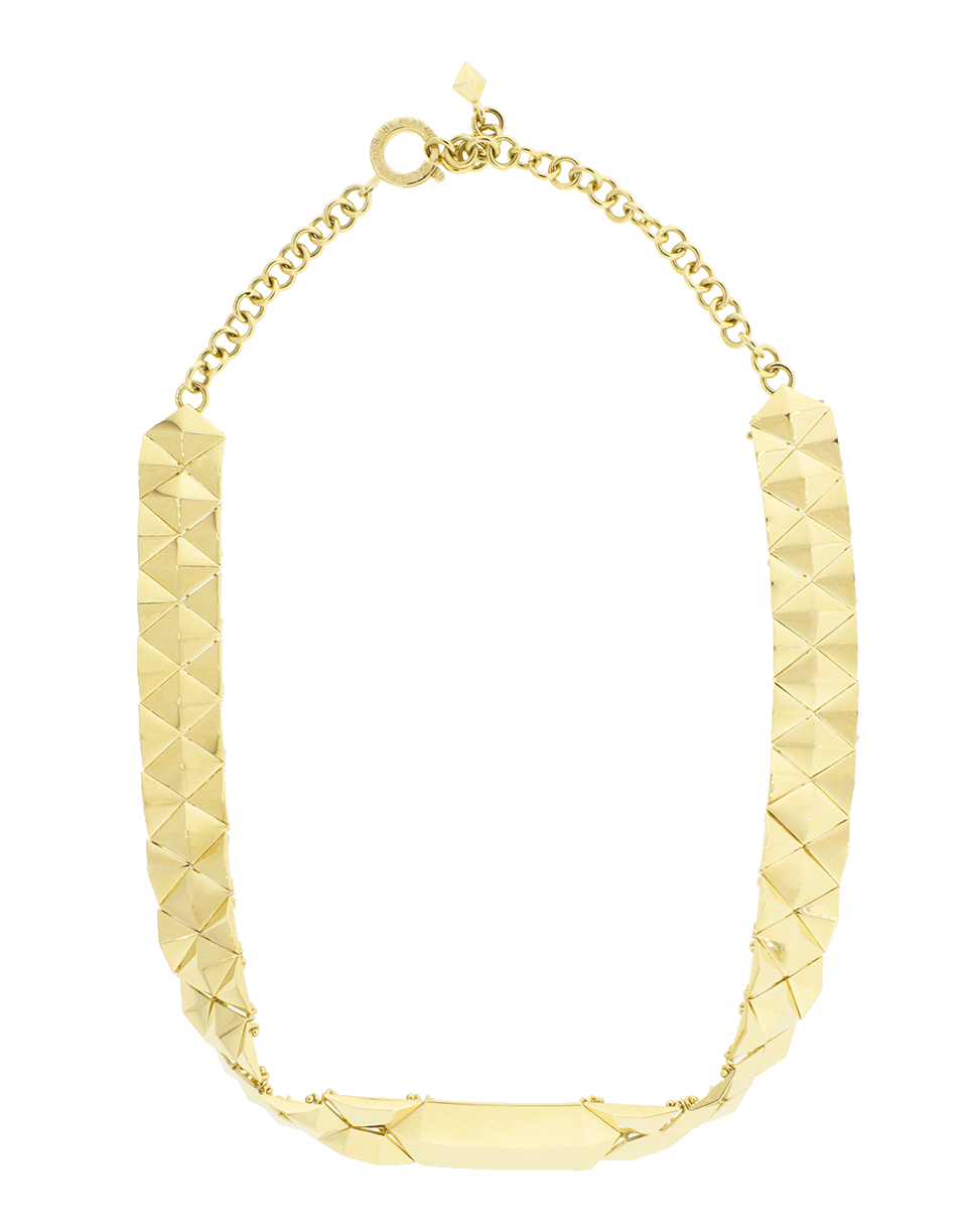 CADAR-Python Mini Choker Necklace-YELLOW GOLD