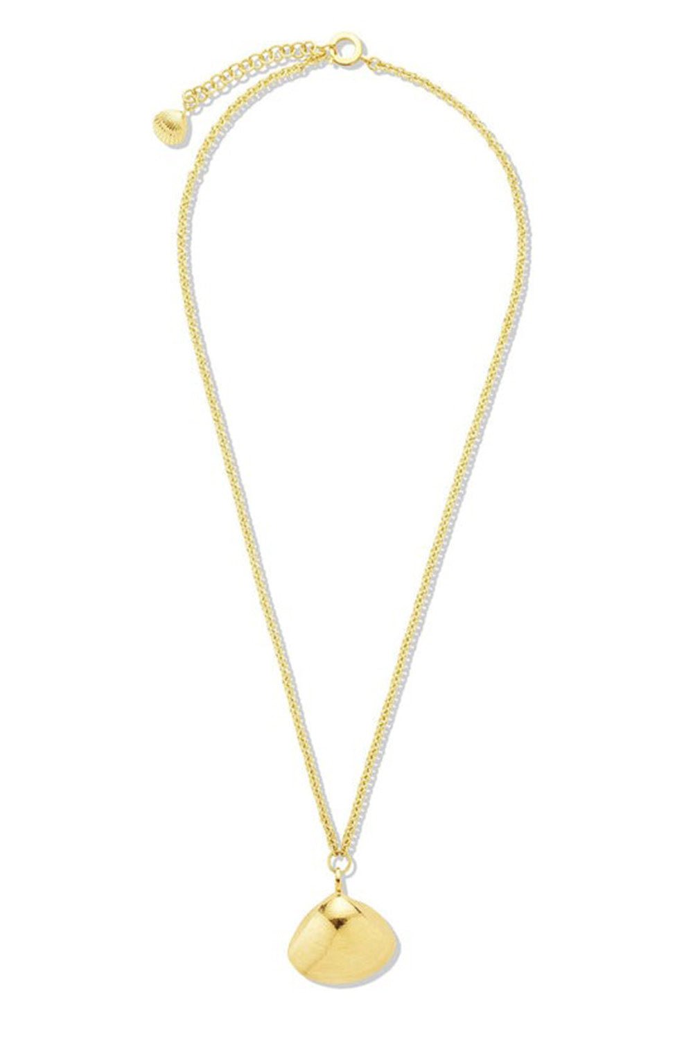 CADAR-Shell Charm Necklace-YELLOW GOLD