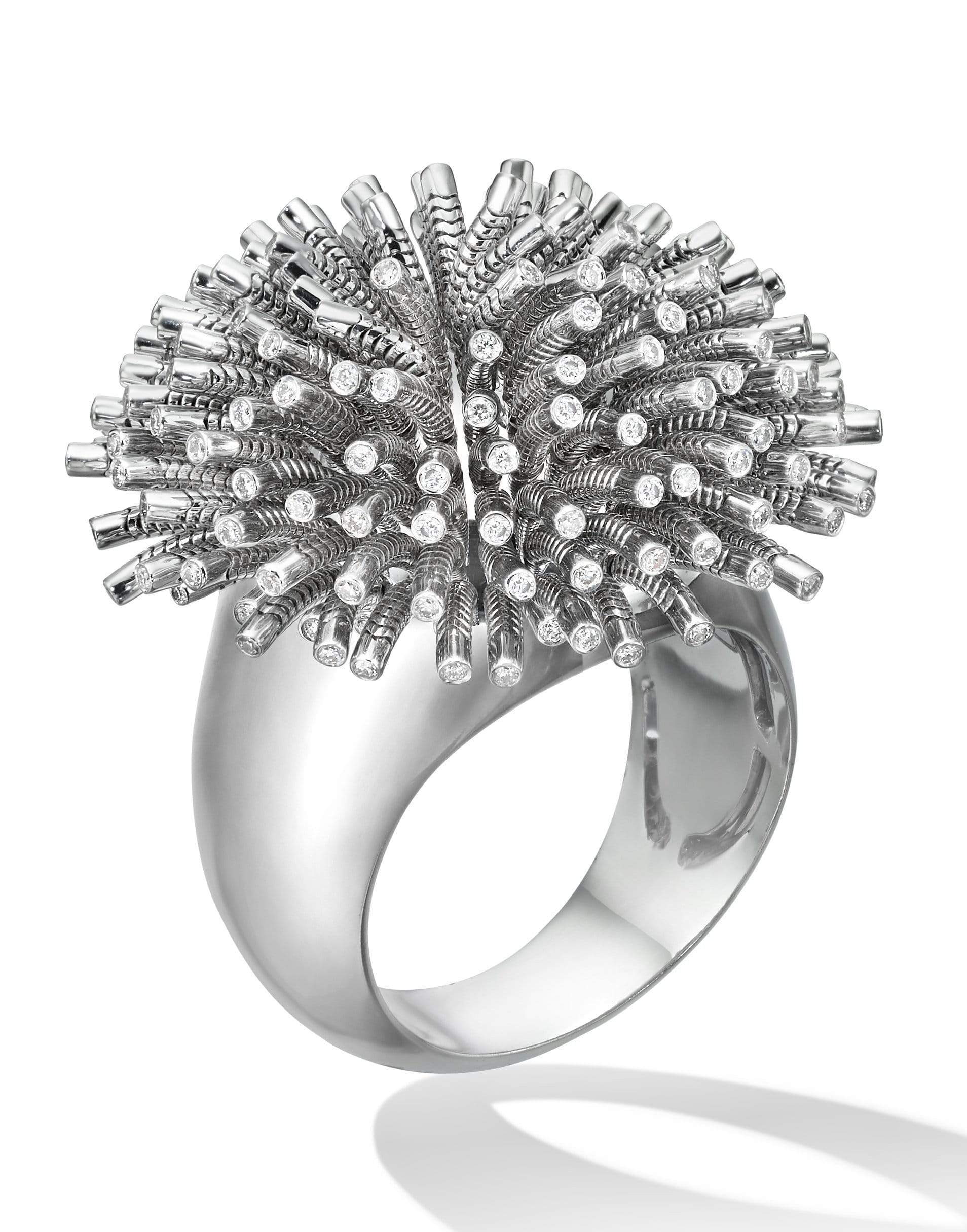 CADAR-Fur Ring-WHITE GOLD