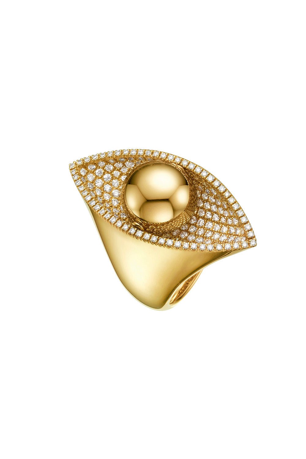 CADAR-Reflections Cocktail Ring-YELLOW GOLD