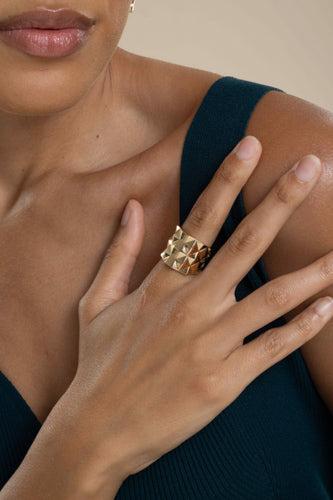 Wide Python Ring-YELLOW GOLD-7.5-JEWELRYFINE JEWELRING-CADAR