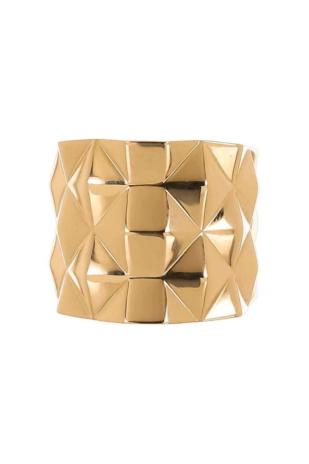 Python Gold Ring Wide Python Ring | CADAR – Marissa Collections