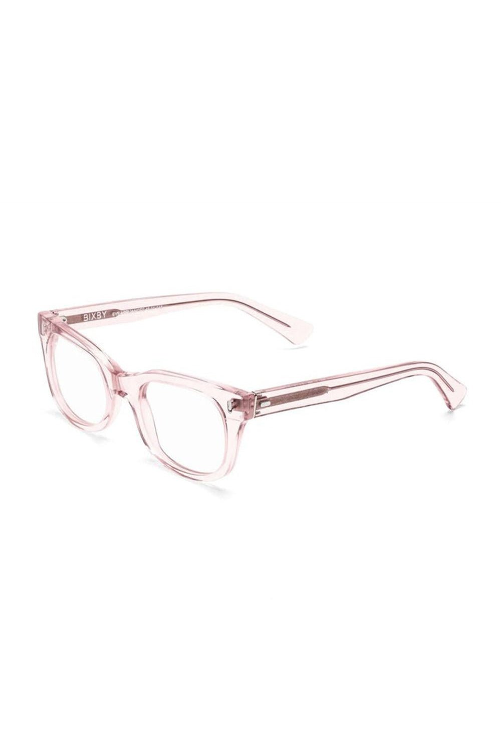 CADDIS-Bixby Compact Reading Glasses - Clear Pink-