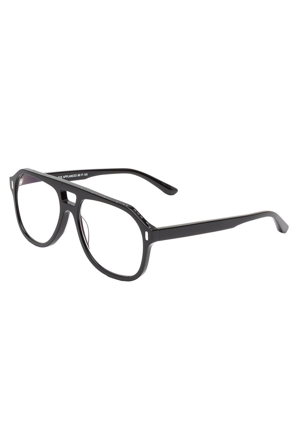 Root Cause Analysis Reading Glasses - Gloss Black-BLACK-0-ACCESSORIEEYEWEAR-CADDIS