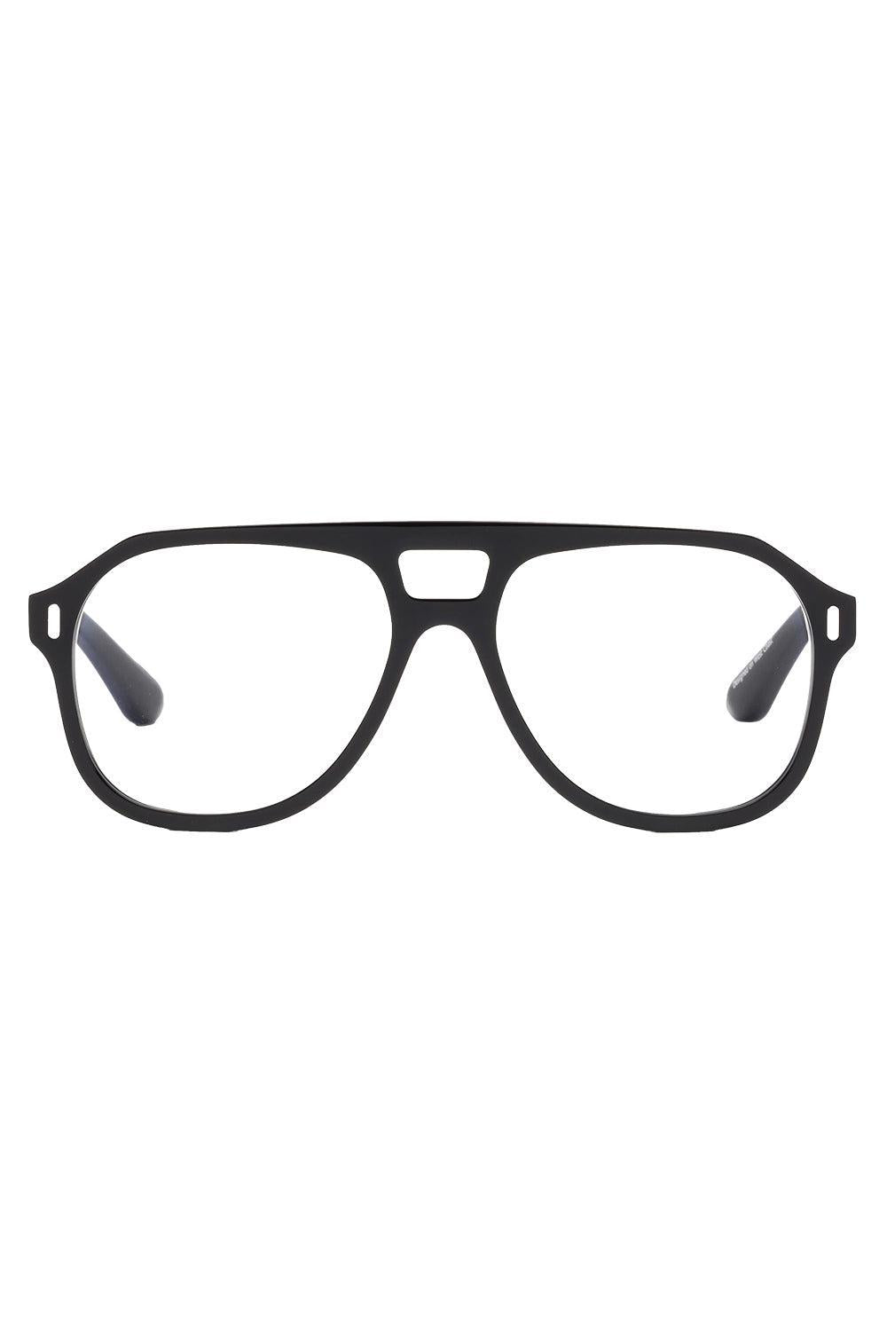 Root Cause Analysis Reading Glasses - Gloss Black-BLACK-0-ACCESSORIEEYEWEAR-CADDIS