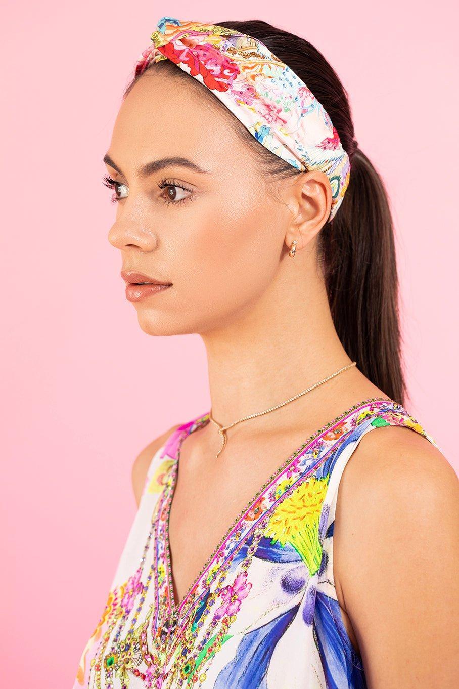 CAMILLA-Woven Twist Headband-GOSTGMLT