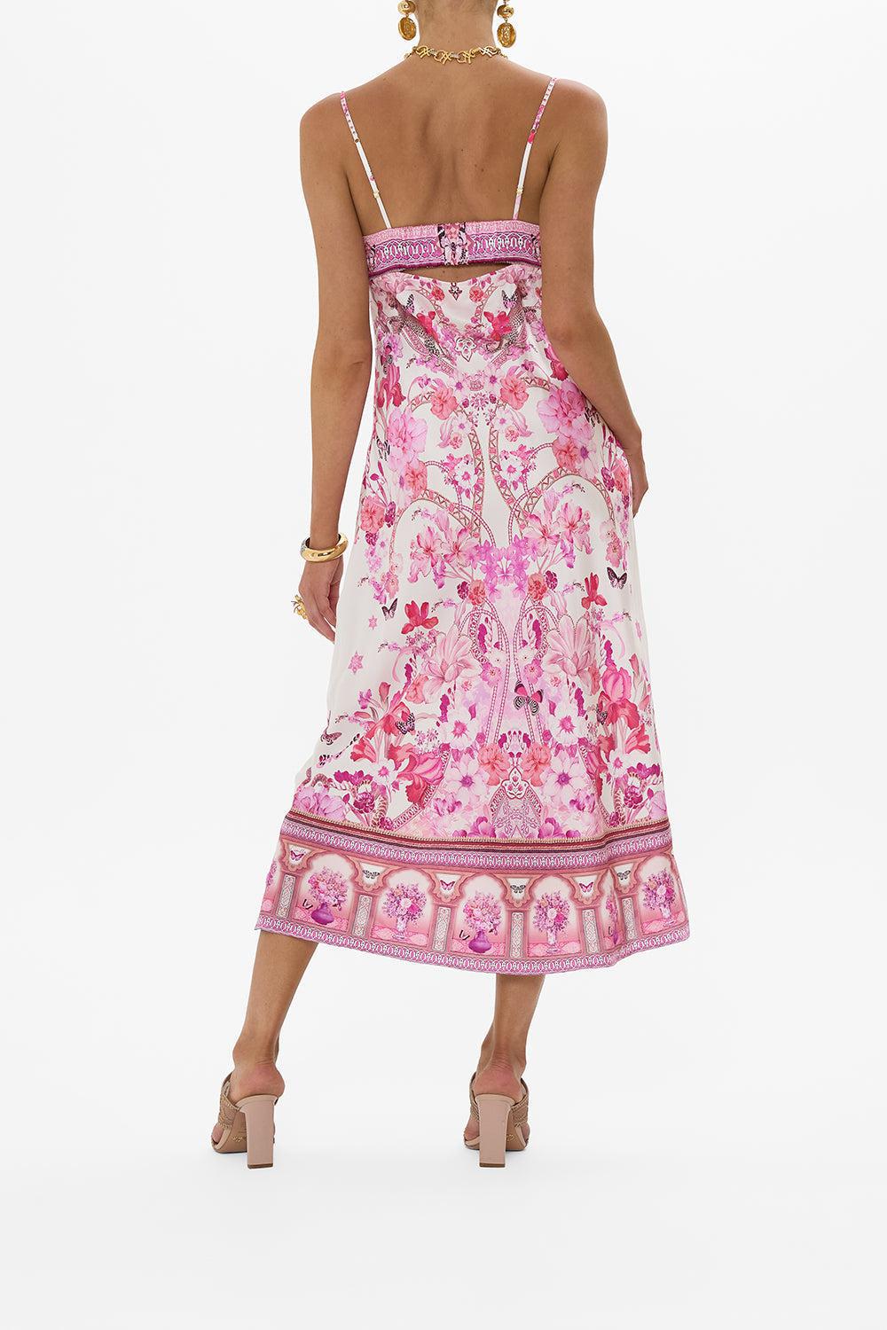 GATHERED BODICE BIAS DRESS-BOTANOVL-XS-CLOTHINGDRESSCASUAL-CAMILLA