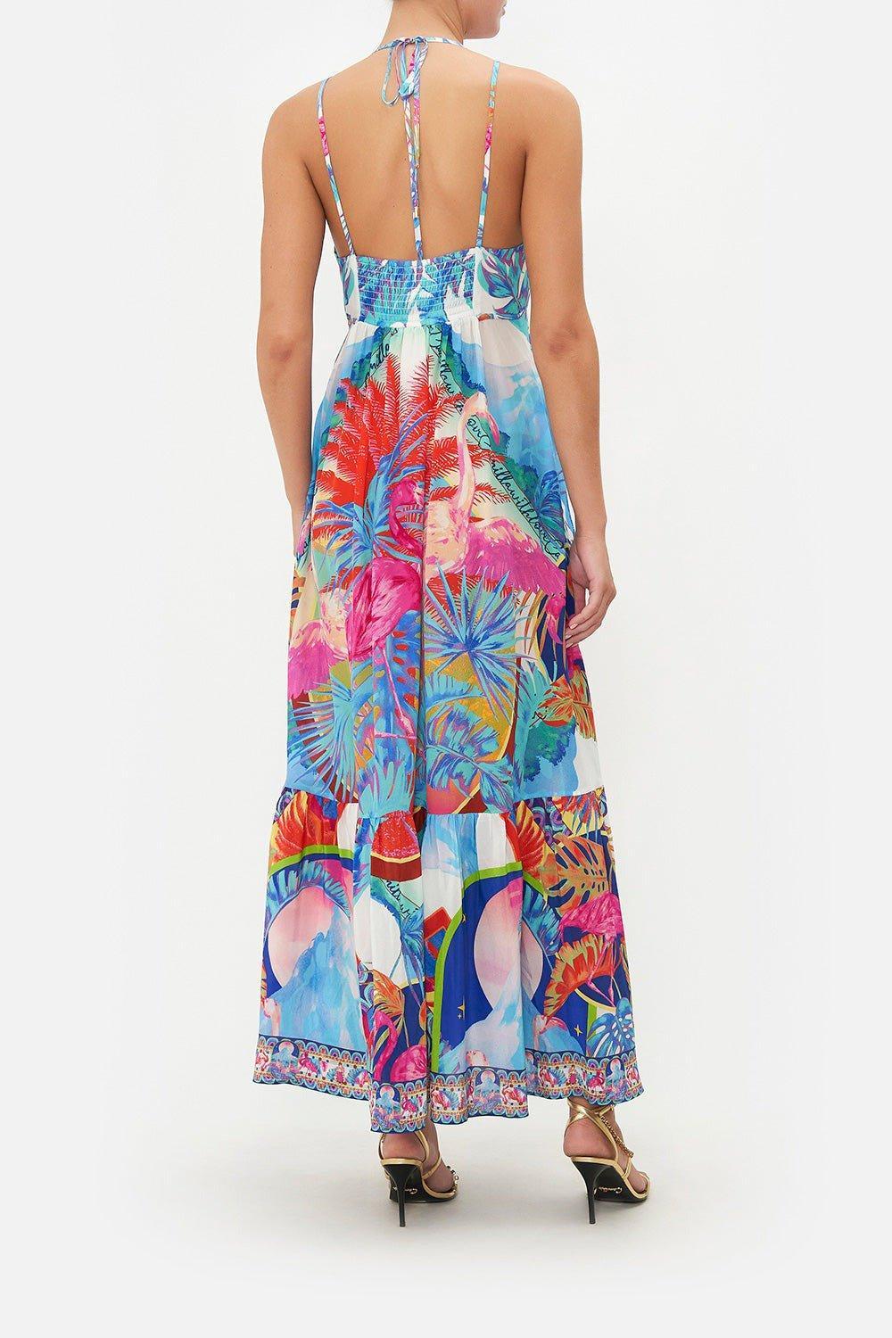 CAMILLA-Tiered Dress W/ Hardware-