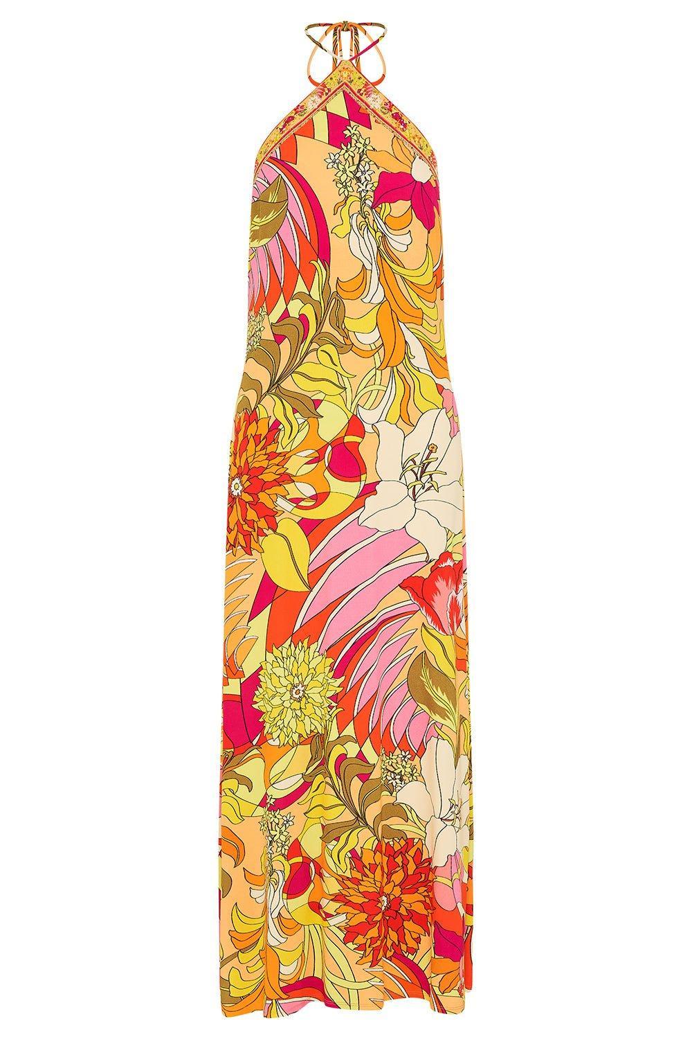 CAMILLA-Halterneck Long Dress-