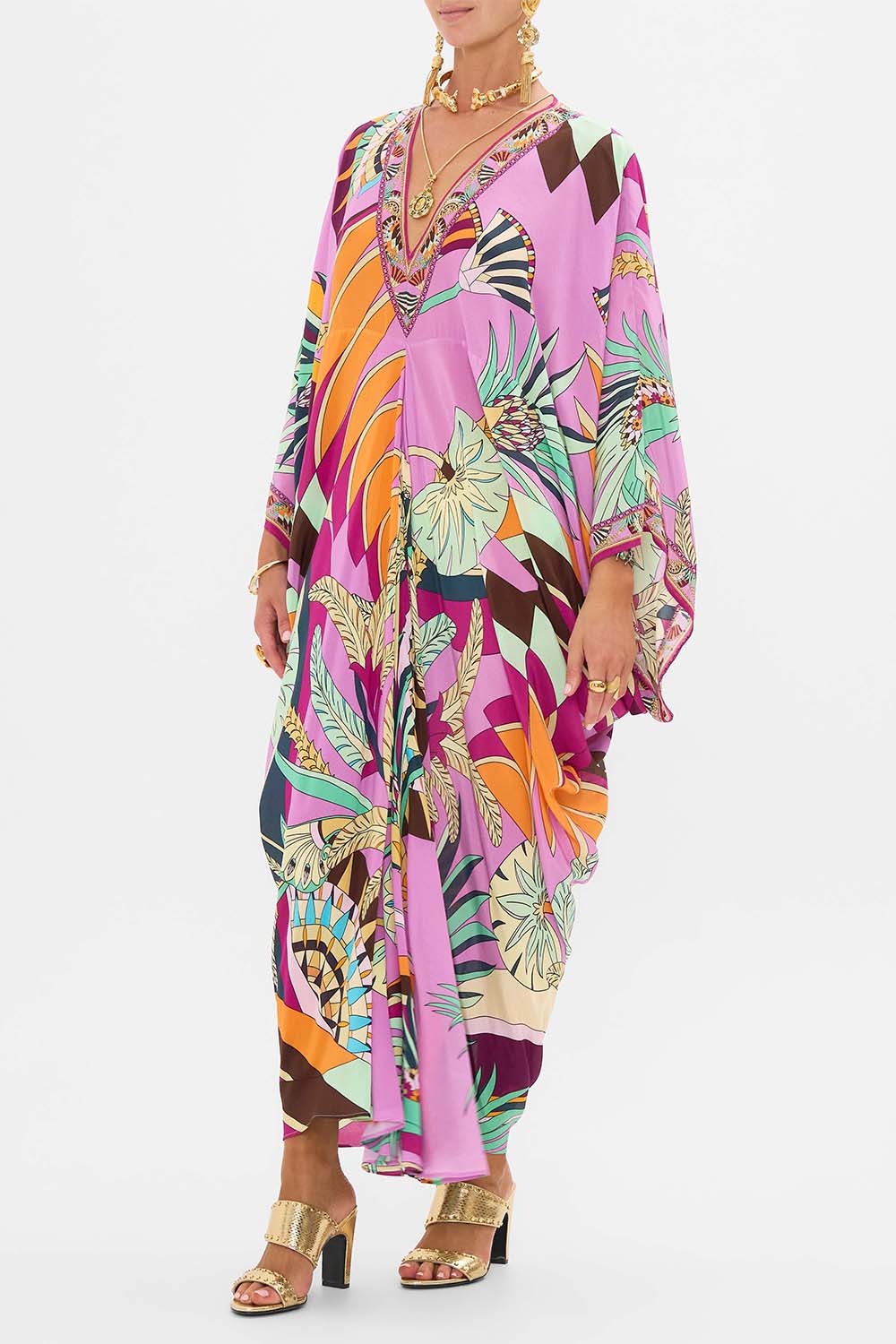 CAMILLA-Long Kaftan-GIZA GODDESS