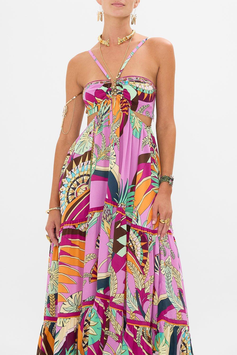 CAMILLA-Sleeveless Cut Out Dress-